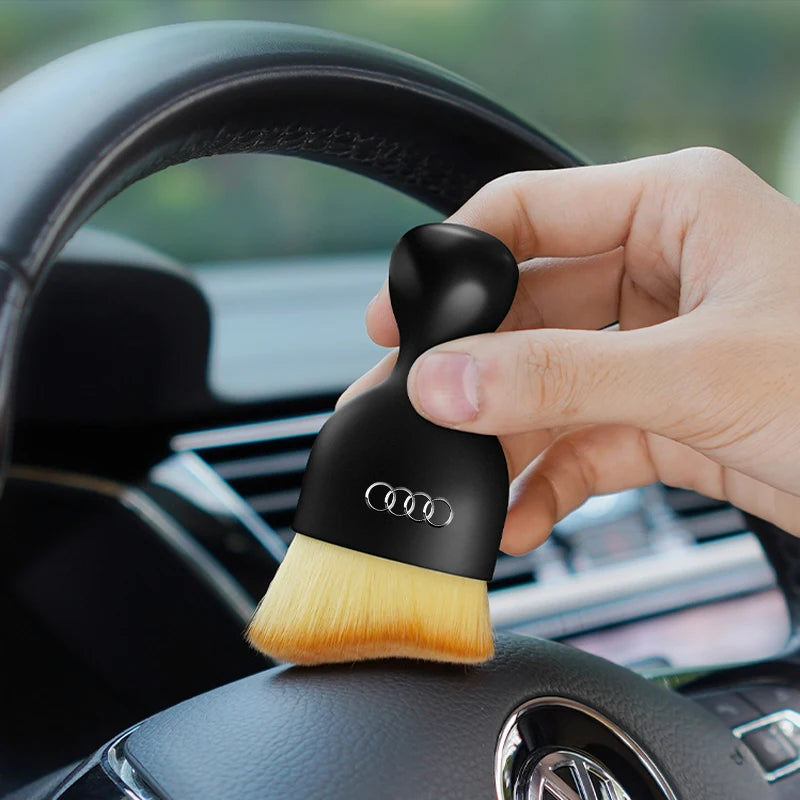 NEW - car Interior Cleaning Soft Brush Tool Dust Remover For Audi A1 A2 A3 A4 A5 A6 A7 A8 Q1 Q2 Q3 Q4 Q5 Q6 Q7 Q8 RS4 S6 B8 Quattro TT