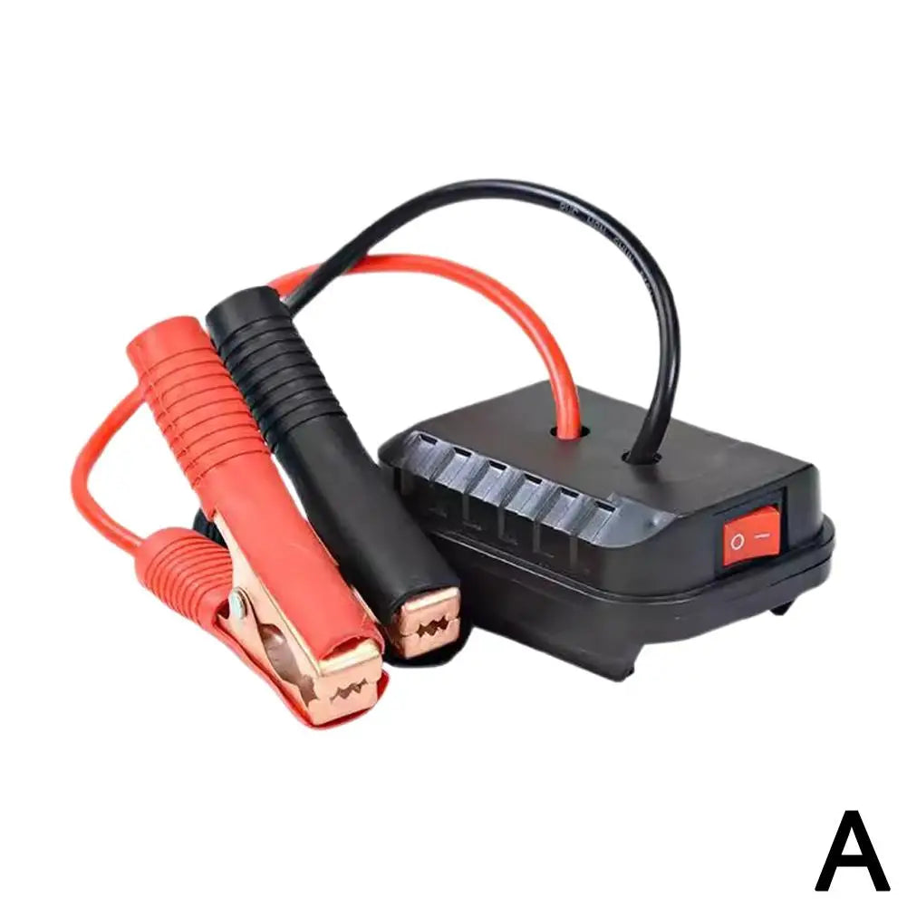 NEW - Car Lithium Battery Converter Charger Clip Auto Igniter Jump Starter For Makita Booster Cable Adapter Emergency Power DIY Tools